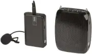 Digitech 1800mAh 32GB Max Memory Portable Wireless UHF Lapel Microphone System