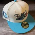 New Era 59Fifty Charlotte Hornets Hat W/ Side Patch 7 1/2