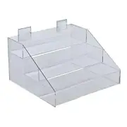 326050 12" W x 11.75" D x 7.125" H 3-Tier Step Display for Counter, Pegboard ...