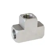 Aeroflow Stainless Steel Inverted Female Tee Block 1/8" NPT On Side