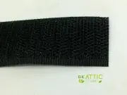 1,000 Yards Hook and Loop - Sew In - 1" Hook Fastening Tape Only - Color Black