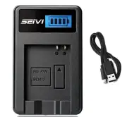 Battery Charger For Panasonic Lumix DMC-TZ40, DMC-TZ60, DMC-TZ70 Digital Camera