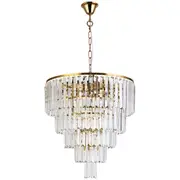 Crystal Gold Spiral Chandelier Glitz 10 Brass Lights Lighting Fiorentino Karina Pendants
