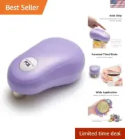 Easy-To-Use Automatic Can Opener with Stainless Steel Blade - Safe & Efficient