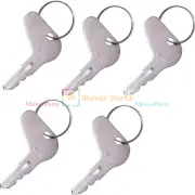 (5) For Kubota Tractor L G M Series Mahindra & Mitsubishi Ignition Keys