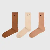 在飛比找蝦皮商城優惠-NIKE 中筒襪 三雙 奶油 裸粉 豆沙 襪子 SX6888