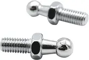 Tignapoo Pair Ball Stud Bolt M8 10mm for Gas Strut Struts Ball Ended Bolt Bonnet