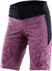 Troy Lee Designs Luxe Micayla Gatto Shell Ladies Bicycle Shorts, pink-purple, Size L for Women Pink Purple