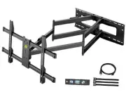 Heavy Duty Long Arm TV Wall Mount with 43" Dual Articulating Arms for Most 50