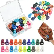 140 Pack Plastic Spring Cord Locks Baseball Glove Lace Locks Toggles for Draw...