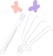 SEWACC Beads Jewelry Making Tool Beading Thread Needles Set Beading Thread Metal Bead Threader for DIY Jewelry Random Color