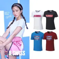 在飛比找momo購物網優惠-【K-SWISS】棉質吸排T恤 3D KS Logo/Str
