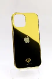 24K GOLD iPhone 12 Pro Max LUXURY EDITION WITH CRYSTAL APPLE LOGO VIP TOUCH