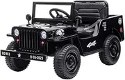 Go Skitz 12V Ride on Major Style Electric Jeep, Black