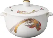 Kinsai Phoenix Fukahin Soup with Handle, 4.2 x 3.5 inches (10.7 x 9 cm), Chinese Tableware