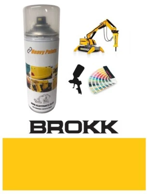 Brokk Demolition Machinery Yellow Paint Endurance Enamel Paint 400ml Aerosol