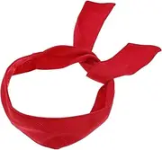 [KOMBIUDA] Men's Women's Boys and Girls Karate Headband Sports Head Tie Yoga Hairband Sweat Absorbent Bandana Fitness Headband Head Tie