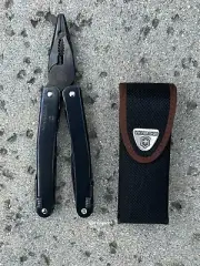 Victorinox Swiss Army Knife Black Swisstool Spirit XBS W-Pouch 3.0224.3CNUS2 NIB