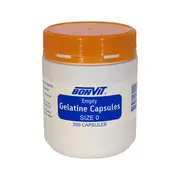 Bonvit Empty Gelatine Capsules Size '0' 300c