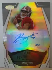 2023 SAGE HIT Peak Performance Autographs Gold Bryce Young 3/10
