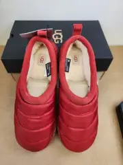 ​UGG Tasman LTA Slippers Men's Size 8 Red Puffer Ugg Plush Line NEW!