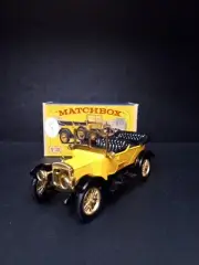 Matchbox Yesteryear Y-13 1911 Daimler Yellow In Mint Original Box