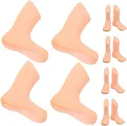 COOPHYA 6pcs Foot Mold Sock Display Stand Mannequin Feet Foot Model Mannequin Foot for Socks Foot Mannequin for Socks Sock Mannequin Foot Display Fake Foot Sock Display Foot