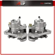 Rear Brake Calipers w/ Bracket Kit 2PCS For Toyota Camry Avalon Solara 3.5L 2.4L (for: Toyota)