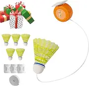 [Generic] Badminton Rebound Trainers - Single-Player Badminton Training Device | Agility Training Equipment for Playgrounds, Garden, Parks, Balcony, Badminton Courts