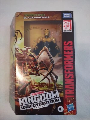 Hasbro F0670 Blackarachnia Transformer Cybertron Kingdom Action Figure L@@k!!!