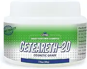 MYOC Ceteareth-20 – 50 Gm (1.76 Oz), Pure White Ceteareth-20, Cetearyl Alcohol/Ceteareth 20, Ceteareth-20 for Emulsifying, Ceteareth-20 for Soap, Shampoos Making, Ceteareth-20 Bulk