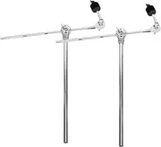 COSMEVIVI 2 Sets Drum Cymbal Arm Mount: Heavy Duty Metal Cymbal Stand Attachment With Flexible Clamp - Universal Compatibility & Easy To Install