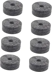 JOINPAYA 8pcs Drum Cymbal Felt Pads Set Nonslip for Snare Drum Practice Pad Cymbal Sleeves for Set Noise Reduction for Performance