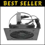 Ultra-Quiet 120mm Thermal Controlled Cooling Kit for AV Cabinets & Components