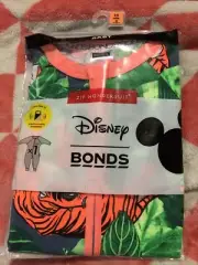 BONDS ZIP WONDERSUIT Disney Jungle Book Shere Khan Sz 00 Bnip (acc318)
