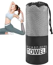 Microfiber Beach Towels - Quick Dry Microfiber Gym Towel | Super Absorbent, Portable Washing Cloth, Camping Accessories Sandproof for Body Sweat