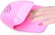Nail Fan Dryer for Regular Polish, Portable Acrylic Kids Nail Dryer,Perfect Addition to Girls Manicure Kit, Fast Dry Fingernail Polish Air Drying Machine for Home and Travel Use Pink