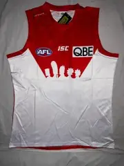 Sydney SWANS Simpsons AFL Jersey / Guernsey *SMALL* QLD Seller