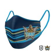 NRL Face Mask - Titans - Reversible - Washable - Adult Large