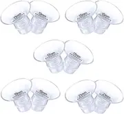 Juome 10Pcs Flange Inserts 13/15/17/19/21mm Compatible with Momcozy/Spectra/Medela/Elvie 24mm Breast Pump Shields/Flanges, Reduce 24mm Nipple Tunnel Down to Other Size, Replacement Pump Parts