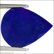 3.97 Ct Natural Ethiopian Blue Opal Gemstone Pear Faceted Cut