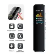 Mini Voice Activated Recorder MP3 Player Telephone Audio Noise Reduction