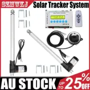 12V LCD Solar Panel Tracking Tracker Dual Axis Kits W/ 6000N 18" Linear Actuator
