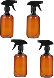 minkissy 4pcs 500ml Spray Bottle Refillable Bottles Plastic Spray Bottle Empty Plastic Bottles Liquid Sprayer Bottle Empty Plastic Container Plastic Spray Container Empty Bottles