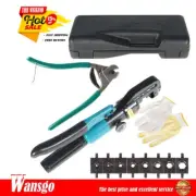 Hydraulic Crimper Crimping Tool Wire Battery Cable Lug Terminal W/9 Dies 6 MT