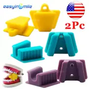 3 Pcs/Set Dental Mouth Opener Occlusal Pad Teeth Prop Bite Rubber Retractor SML