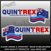 QUINTREX - BOATING MADE EASY - 450mm x 150mm - LEFT / RIGHT PAIR - BOAT DECALS