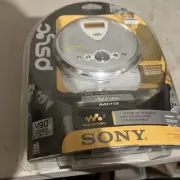 Sony Psyc D-NF300 CD Walkman Gray Atrac3 Plus MP3 TV/Weather/FM/AM Sonic Stage