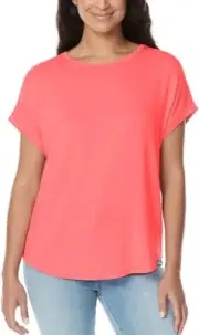 NWT Buffalo David Bitton Women's French Terry Short Sleeve Tee Size M $40 4D139