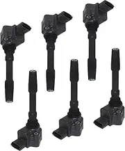 6Pcs 288233 Ignition Coil Compatible with Maserati Ghibli III (M157) 3.0 3.0S 2013- Levante SUV (M161) 3.0 Q4 2016-77430002 000288233